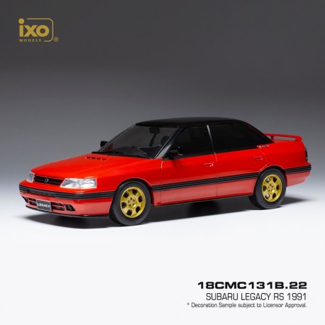 Subaru Legacy RS 1991 Red IXO 18CMC131B