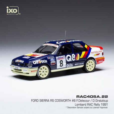 Ford Sierra RS Cosworth 8 RAC Rally 1991 Delecour - Grataloup IXO RAC405A