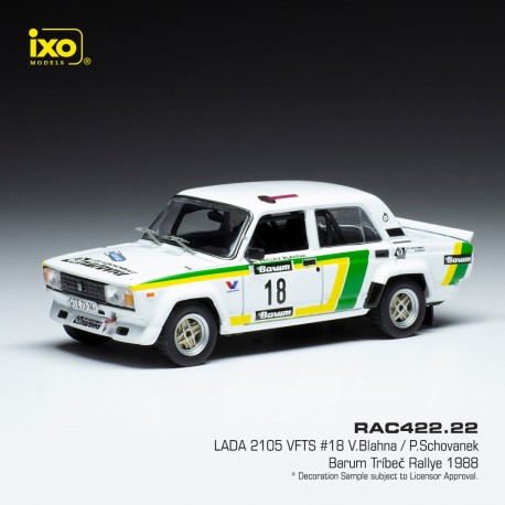 Lada 2105 VFTS 18 Tribec Rally 1988 Blahna - Schovanek IXO RAC422