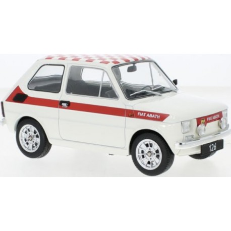 Fiat 126 Abarth-Look 1972 White MCG MCG18325