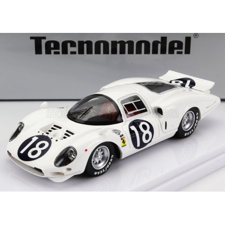 Ferrari 365 P2 White elephant 18 24 Heures du Mans 1966 Tecnomodel