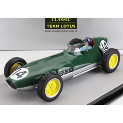 Lotus 16 with pilot 14 Graham Hill F1 Pays bas 1959 Tecnomodel TMD18-123B