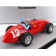 Ferrari 500 F2 with pilot 12 Alberto Ascari F1 Winner Italie 1952 Tecnomodel TMD18-066A