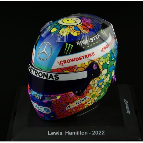 Casque Helmet 1/5 F1 Japon 2022 Lewis Hamilton Mercedes Spark 5HF083