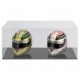 Boitier Showcase 2x Casque Helmet 1/2 Socle noir 99918006