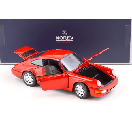 Porsche 911 964 Carrera 2 Coupe 1990 Red Norev 187320