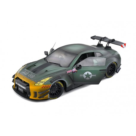 Nissan&nbsp;GT-R R35 Type 2 Liberty Walk LB Works Coupe 2018 Grey Yellow Solido S1805807