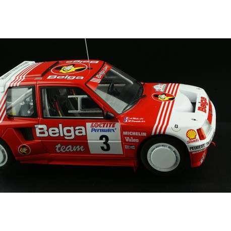 Peugeot 205 T16 3 Rallye d'Ypres 1985 Darniche - Mahe IXO 18RMC135