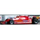 Ferrari 126CX Comprex Turbo with driver 27 Gilles Villeneuve F1 USA Ouest Long Beach 1981 GP Replicas GP076AWD
