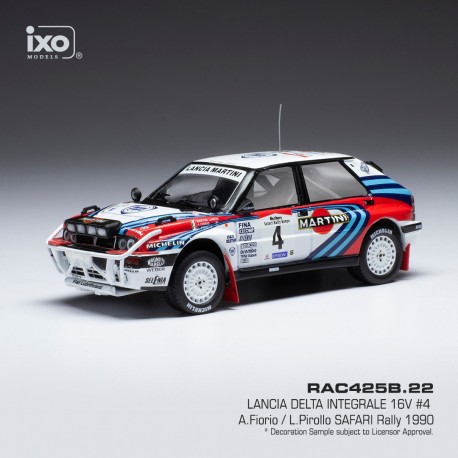 Lancia Delta Integrale 16V 4 Safari Rally 1990 Fiorio - Pirollo IXO RAC425B