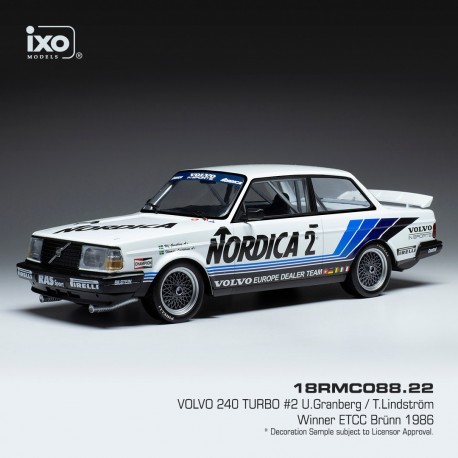 Volvo 240 Turbo 2 ETCC 1986 Granberg - Lindstrom IXO 18RMC088