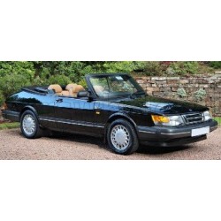 Saab 900 Turbo Cabriolet 1992 Black Norev 810045