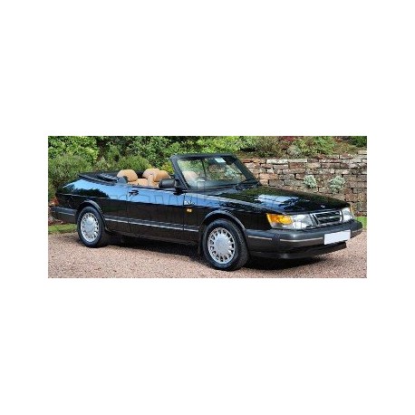 Saab 900 Turbo Cabriolet 1992 Black Norev 810045