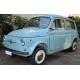 Fiat 500 Giardiniera 1964 Acquamarina Light Blue Norev 187742