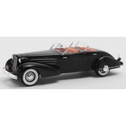 Cadillac V16 Dual Cowl Sport Pheaton Cabriolet Open 1937 Black Matrix MX50301-101