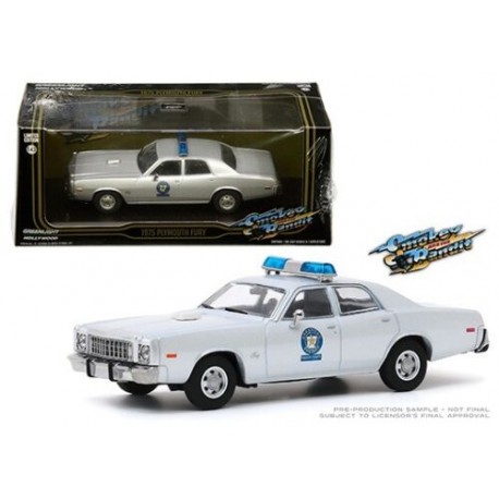 Plymouth Fury Sheriff Arkansas Smokey and the Bandit 1975 Silver Greenlight 86581