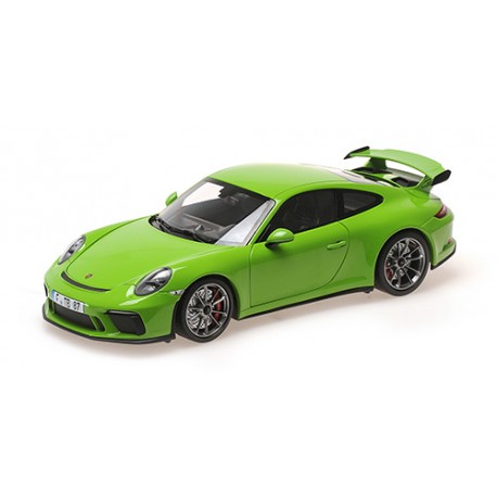 Porsche 911 GT3 2018 Yellow Green Minichamps 110067025