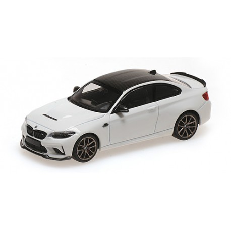 BMW M2 CS 2020 White with Black wheels Minichamps 410021021