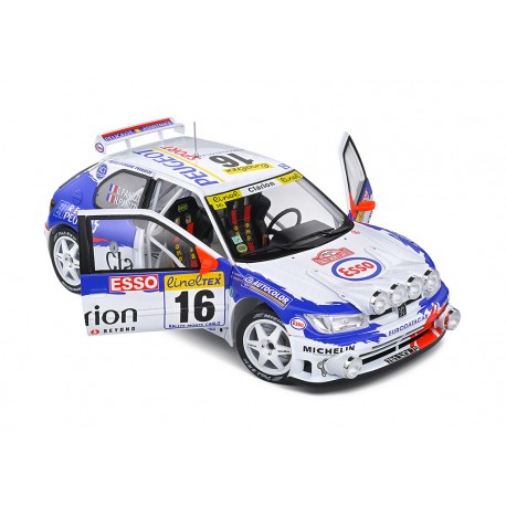 Peugeot 306 Maxi with night lights 14 Rallye Monte Carlo 1998 Delecour - Grataloup Solido S1808303