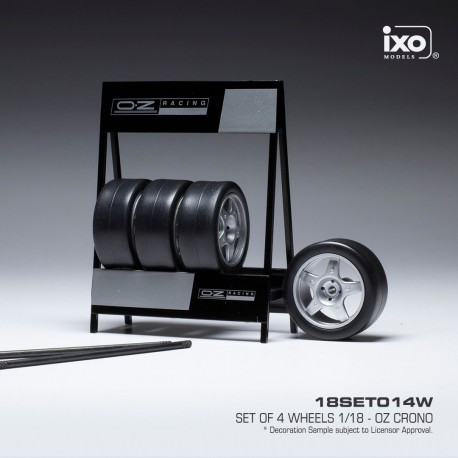 Accessoires OZ Crono Silver Set of 4 Wheels IXO 18SET014W