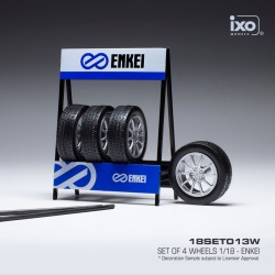 Accessoires Enkei Silver Set of 4 Wheels IXO 18SET013W