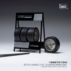 Accessoires OZ Superturismo WRC Silver Set of 4 Wheels IXO 18SET015W