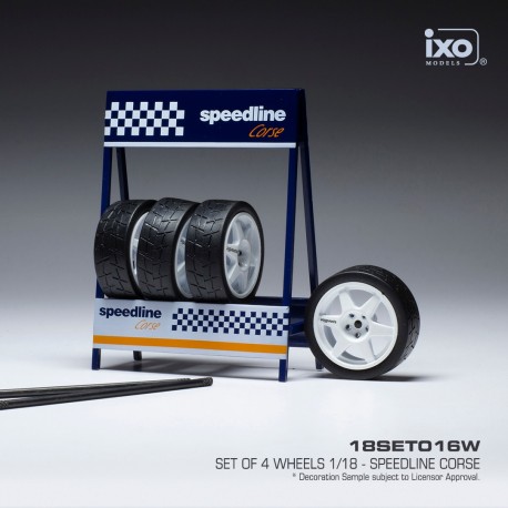 Accessoires Speedline Corse White Set of 4 Wheels IXO 18SET016W