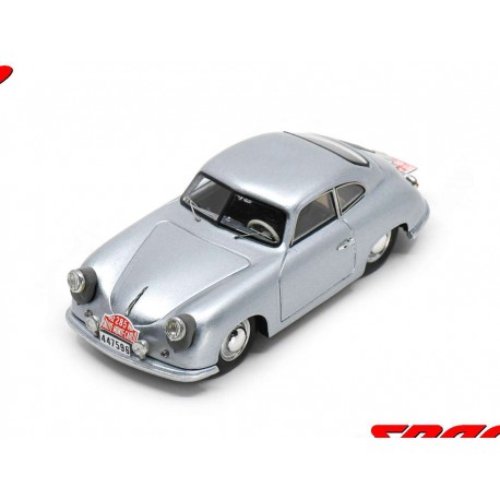 Porsche 356 285 Rallye Monte Carlo 1952 van de Kaart - Swaters Spark S6130