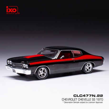 Chevrolet Chevelle SS 1970 Black IXO CLC477N