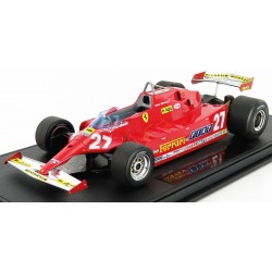Ferrari 126CX Comprex Turbo 27 Gilles Villeneuve F1 USA Ouest Long Beach 1981 GP Replicas GP076A