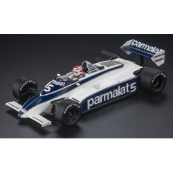 Brabham&nbsp;BT49C with driver 5 Nelson Piquet F1 Pole Position Monaco 1981 GP Replicas GP130CWD