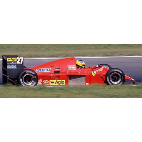 Ferrari F1/86 with driver 27 Michele Alboreto F1 2nd Autriche 1986 GP Replicas GP169AWD