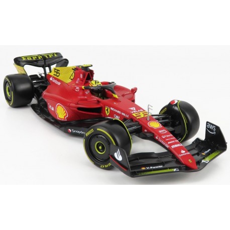 Ferrari F1-75 55 Carlos Sainz F1 Italie Monza 2022 Bburago BBU24-26806S