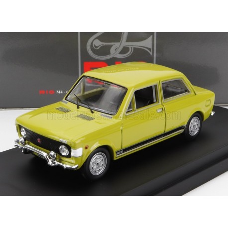 Fiat&nbsp;128 Rally 1971 Lemon Yellow Rio Models RIO4691