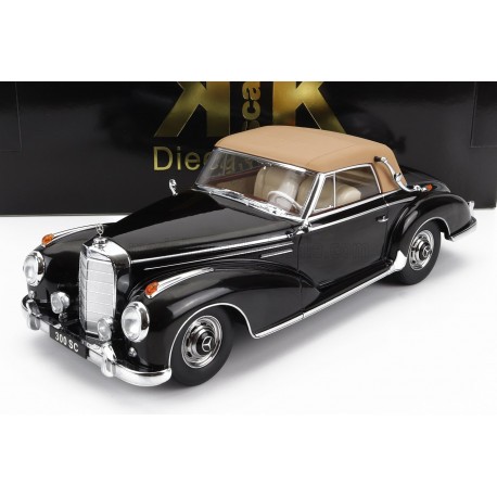 Mercedes Benz&nbsp;300S SC Cabriolet W188 Soft-Top Open 1967 Black Beige KK Scale KKDC180943