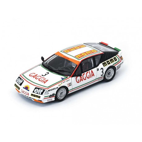 Alpine V6 Turbo 3 Europa Cup Champion 1986 Massimo Sigala Spark S7331