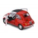 Fiat&nbsp;500 Abarth Turbina Tribute 1965 Red White Solido S1801408