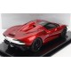 Touring Superleggera Arese RH95 (Chassis and Engine F12) 2021 Red Met Gloss White Tecnomodel TM18-268B