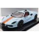Touring Superleggera Arese RH95 (Chassis and Engine F12) 2021 Light Blue orange Gulf Colours Tecnomodel TM18-268C