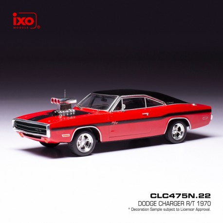 Dodge Charger R/T 1970 Red IXO CLC475N