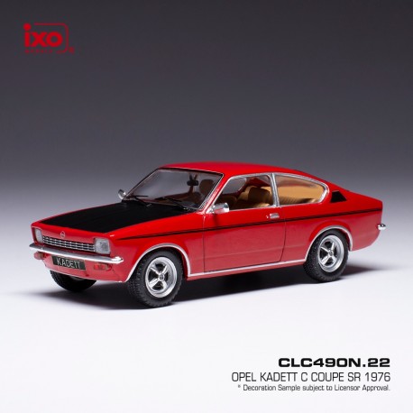 Opel Kadett C Coupe SR 1976 Red Black IXO CLC490N