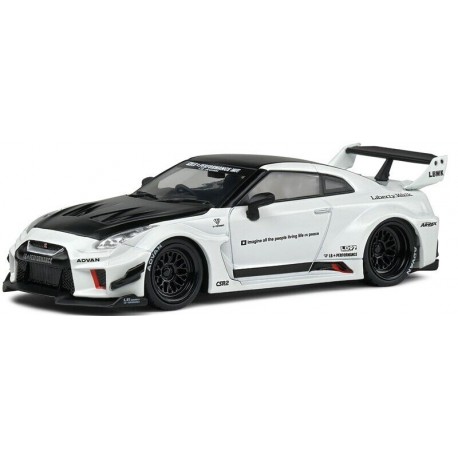 Nissan&nbsp;GT-RR R35 LB Woks silhoutte Coupe 2016 White Black Solido S4311203