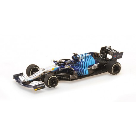 Williams Mercedes FW43B 63 George Russell F1 2021 Arabie Saoudite Minichamps 417212263