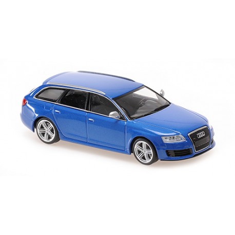 Audi RS6 Avant 2007 Blue Metallic Minichamps 940017211