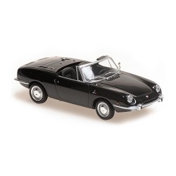 Fiat 850 Sport Spider 1968 Black Maxichamps 940121231