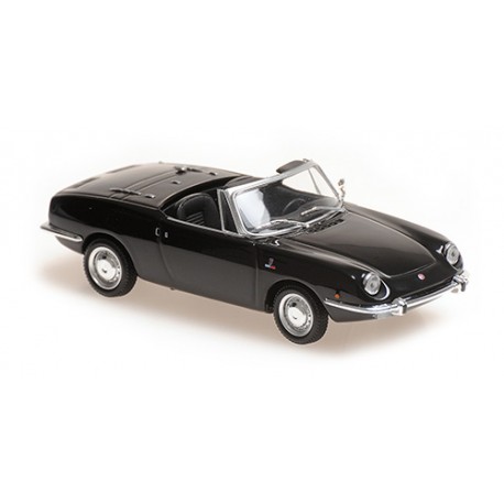 Fiat 850 Sport Spider 1968 Black Maxichamps 940121231