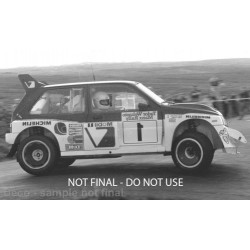 MG Metro 6R4 4 Manx Rally 1986 Pond - Arthur Sunstar SUN5544