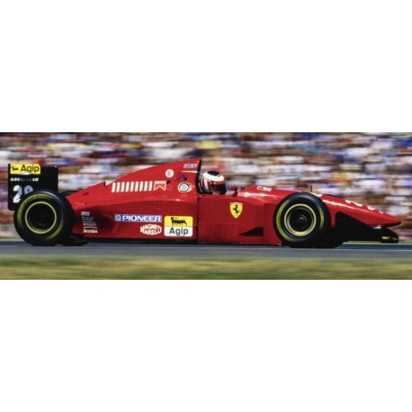 Ferrari 412 T1B with driver 27 Jean Alesi F1 2ème Angleterre 1994 GP Replicas GP172AWD