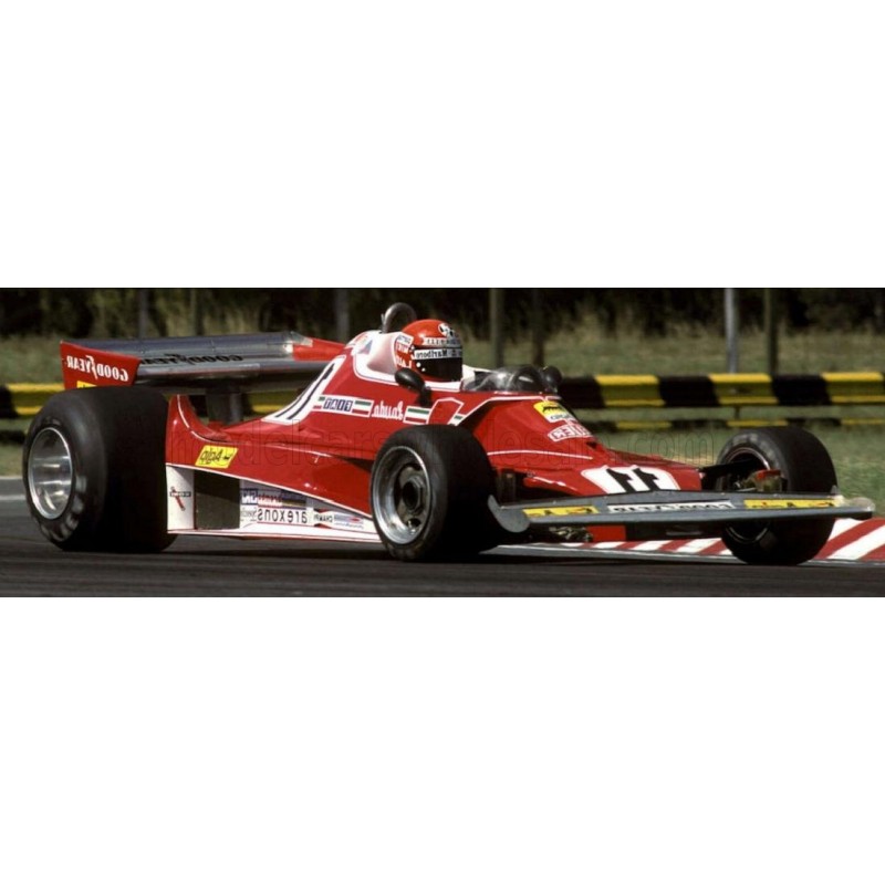 Miniature Ferrari 312 T2 De Niki Lauda 1977 – IXO 1/24, F1 Métal, Sous Blister