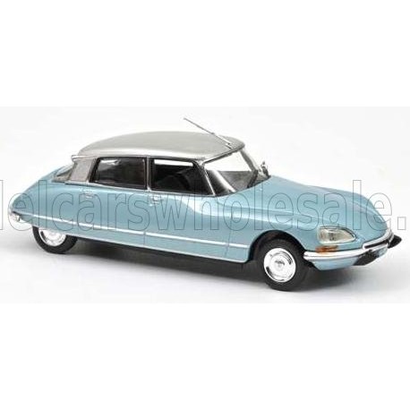 Citroen DS23 Pallas 1973 Light Blue Silver Norev 158076